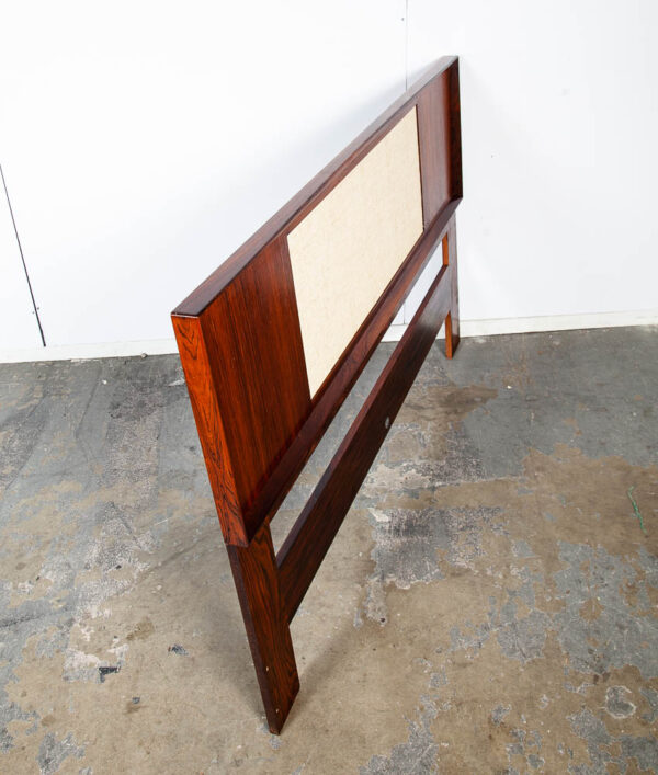 Mid Century Danish Modern Headboard Bed Frame Rosewood Queen Falster Madsen Mcm Vintage - Image 3