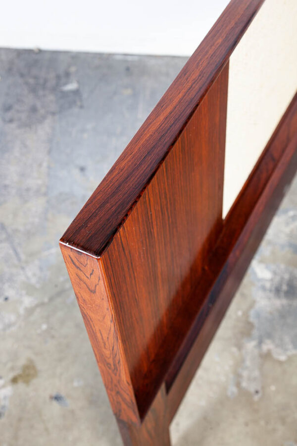 Mid Century Danish Modern Headboard Bed Frame Rosewood Queen Falster Madsen Mcm Vintage - Image 12