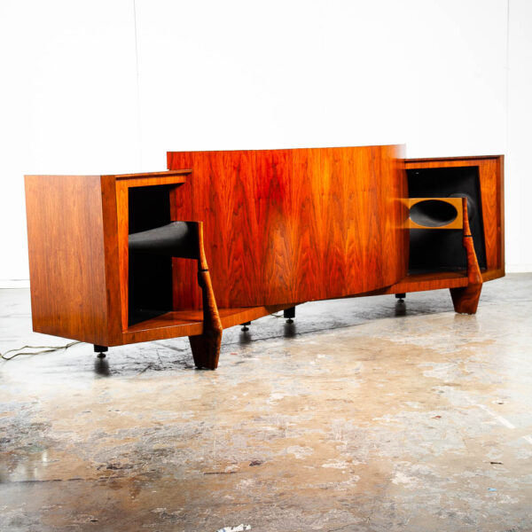 Mid Century Modern Stereo Console JBL Paragon Hifi Speakers 075 H5038P D44000 NM