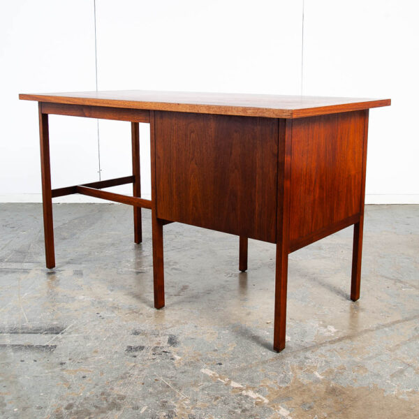 Mid Century Modern Desk Lane Delineator Office 3 Drawer Rosewood Paul Mccobb Mcm Vintage - Image 5