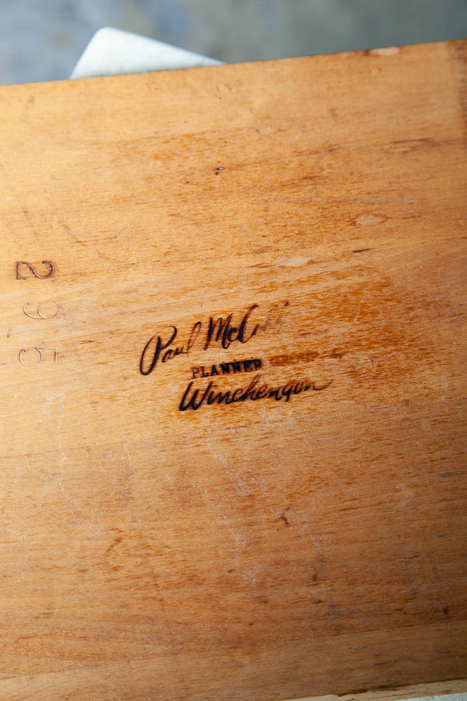 Mid Century Modern Coffee Table Paul McCobb Planner Group Blonde Maple Wide Mcm Solid Wood Surfboard - Image 8