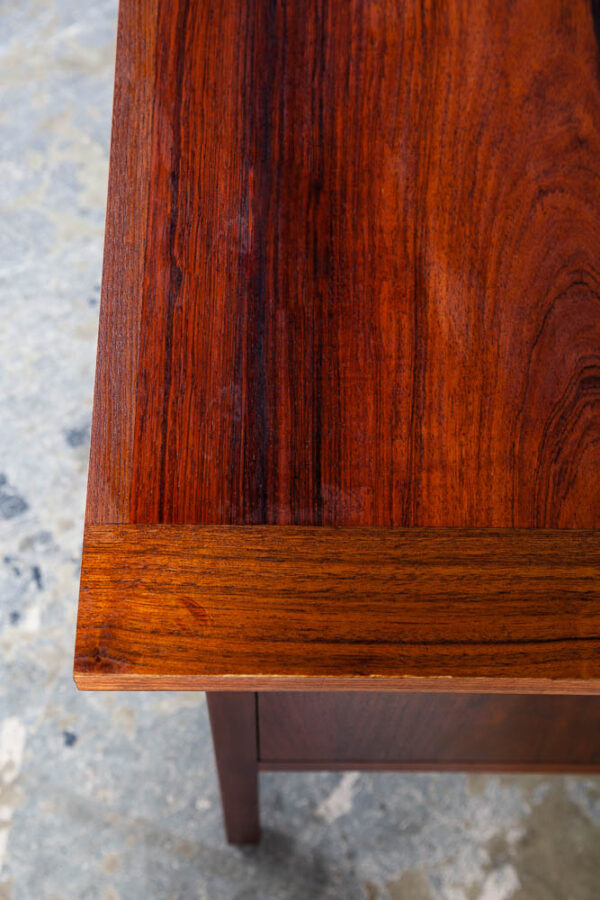 Mid Century Modern Desk Lane Delineator Office 3 Drawer Rosewood Paul Mccobb Mcm Vintage - Image 12