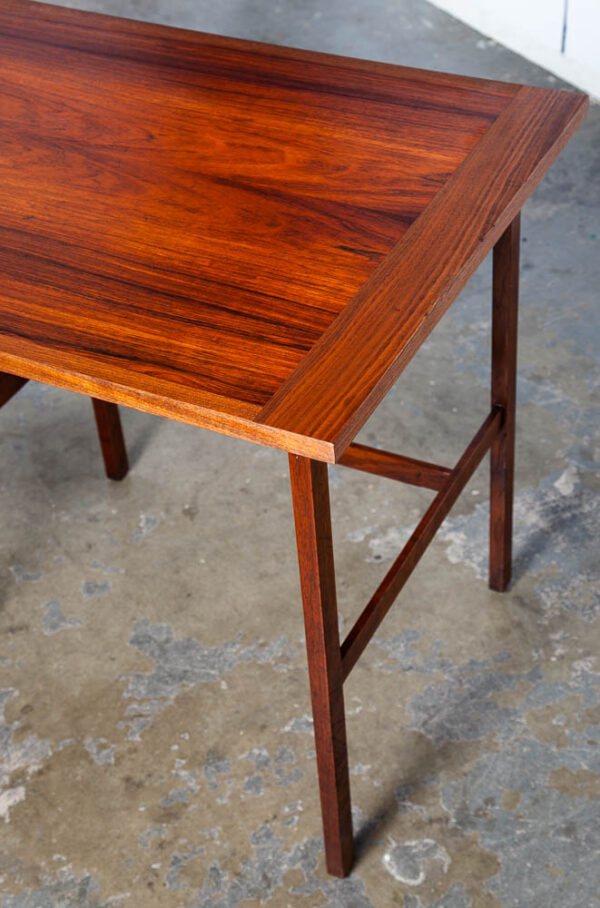Mid Century Modern Desk Lane Delineator Office 3 Drawer Rosewood Paul Mccobb Mcm Vintage - Image 8
