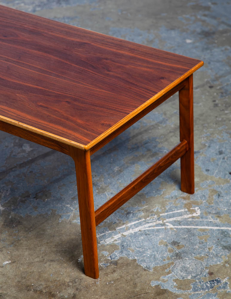 Mid Century Danish Modern Coffee Table Dux Sweden Surfboard Teak Denmark Compact Vintage - Image 9