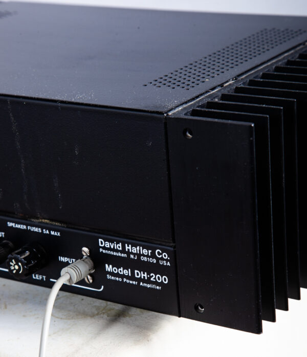 Vintage Hafler DH-200 Power Amplifier Amp Black Working Tested Hifi Mid Century - Image 8