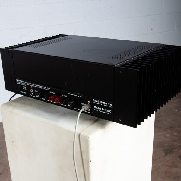 Vintage Hafler DH-200 Power Amplifier Amp Black Working Tested Hifi Mid Century - Image 5