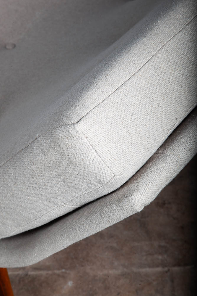 Mid Century Modern Chaise Lounge Rocking Chair Adrian Pearsall Solid Walnut Wave - Image 12