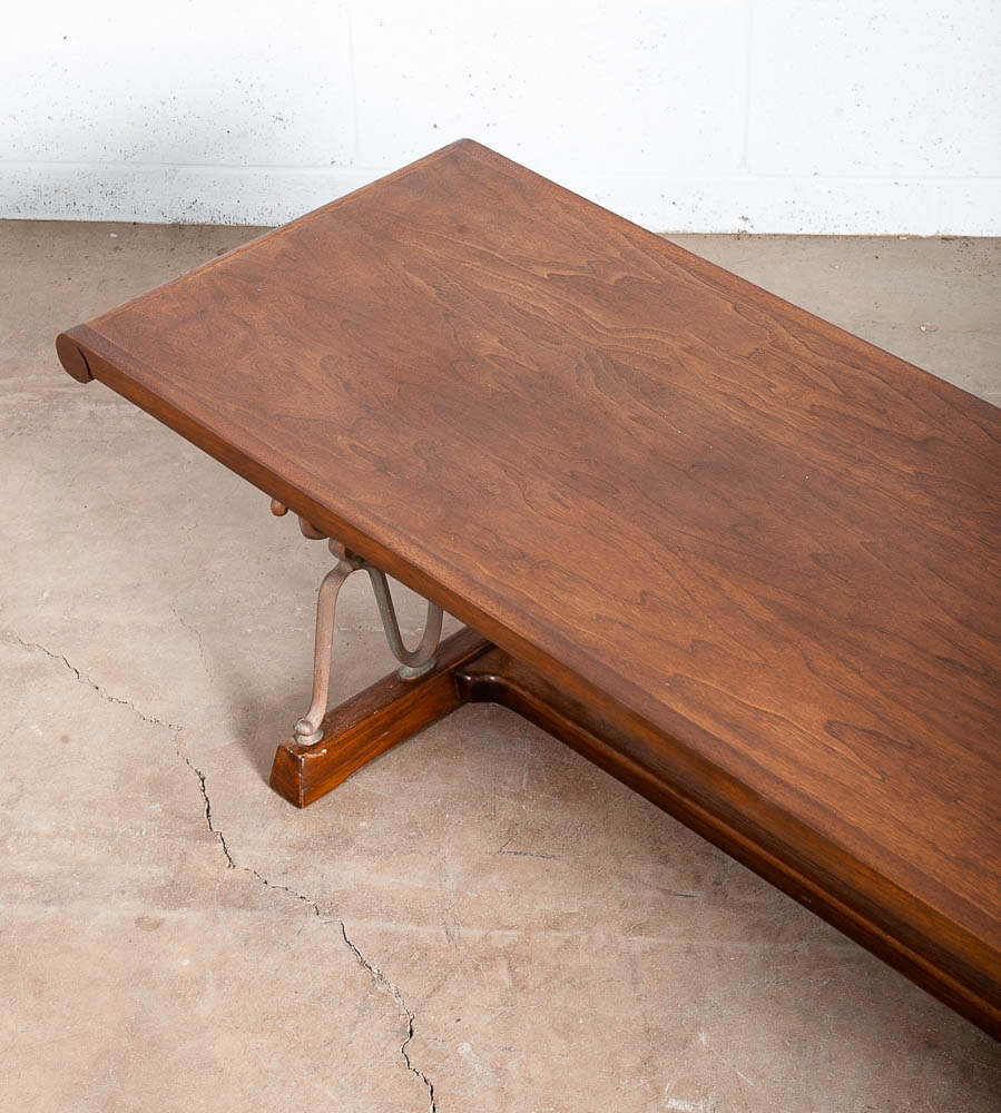 Mid Century Modern Coffee Table Drexel Casa Del Sol Wood Bench John Van Koert Vintage - Image 10