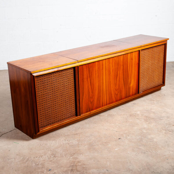 Mid Century Modern Stereo Console Credenza Fisher 700T JBL D123 Radio Barzilay - Image 2