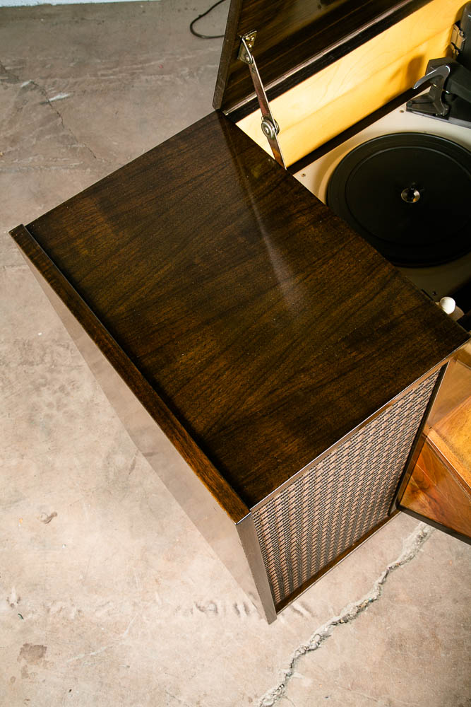 Mid Century Modern Stereo Console Saba 3000 Record Player Radio Vintage Working - Image 12