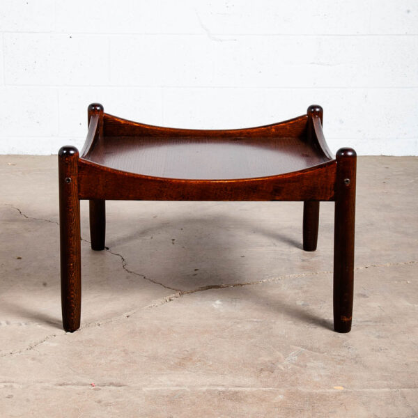 Mid Century Danish Modern End Side Table Nightstand Floating Square Cube Beech - Image 2
