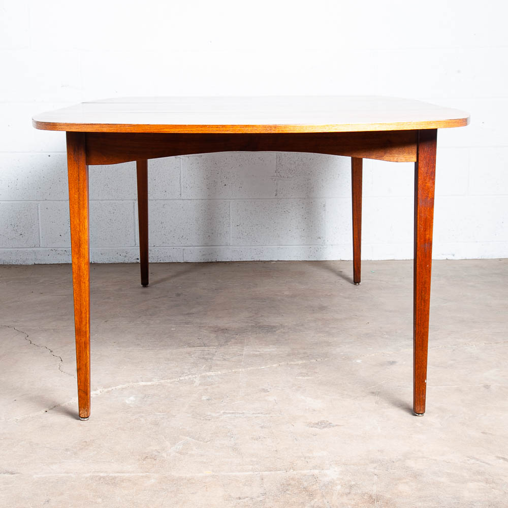 Mid Century Modern Dining Table Chet Beardsley Walnut Rectangular Extension Leaf - Image 6