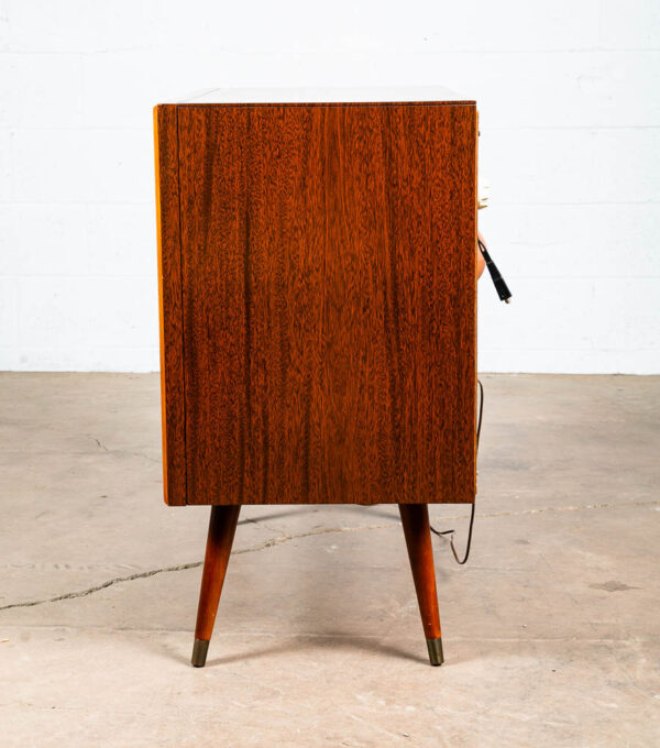 Mid Century Modern Television Zenith TV Serviced Working Mahogany Wood Vintage - Image 6