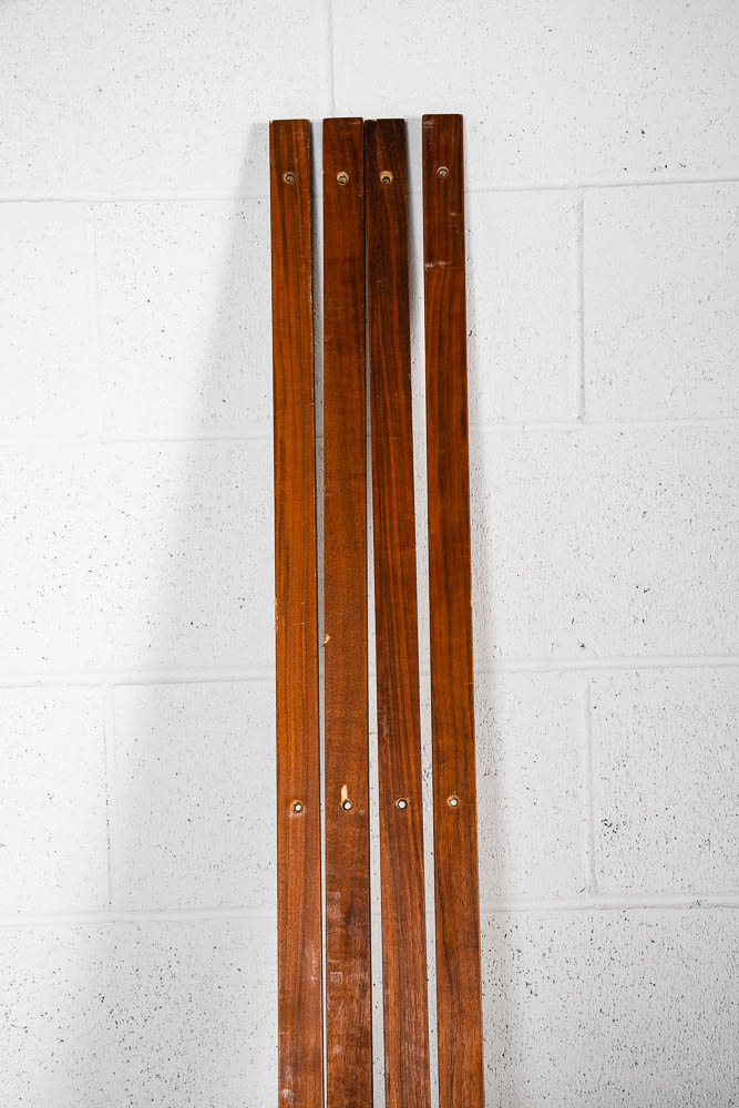 Mid Century Modern Wall Unit Barzilay Walnut System Audio 2-3 Bay Modular Gerald McCabe Large Adjustable Shelving Hifi - Image 5