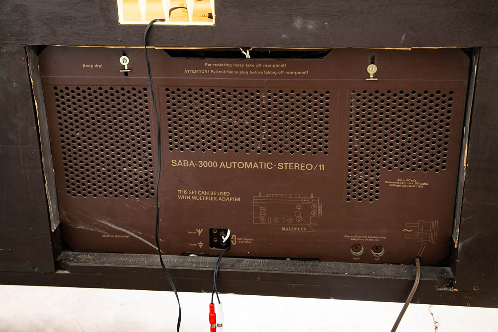Mid Century Modern Stereo Console Saba 3000 Record Player Radio Vintage Working - Image 8