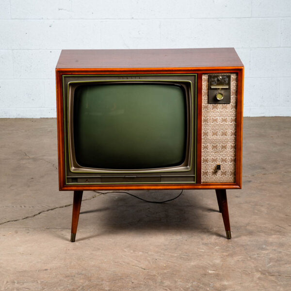 Mid Century Modern Television Zenith TV Serviced Working Mahogany Wood Vintage - Image 5