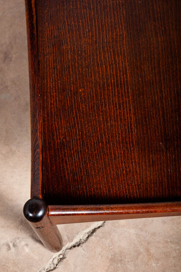 Mid Century Danish Modern End Side Table Nightstand Floating Square Cube Beech - Image 9