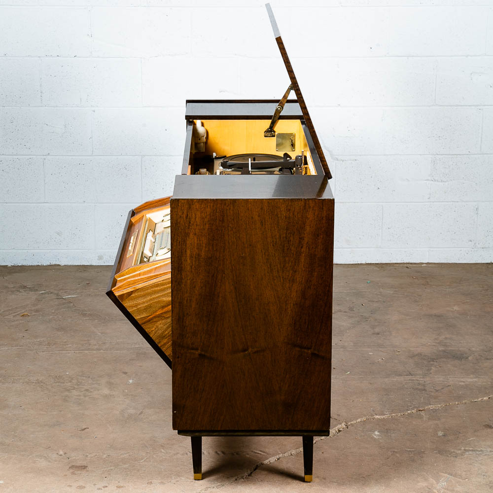 Mid Century Modern Stereo Console Saba 3000 Record Player Radio Vintage Working - Image 7