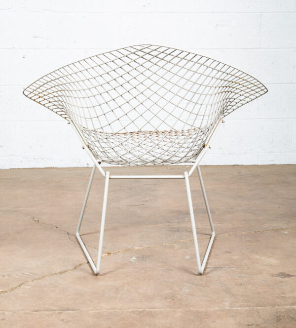 Mid Century Modern Lounge Chair Harry Bertoia Set Pair Knoll Diamond Grey - Image 8