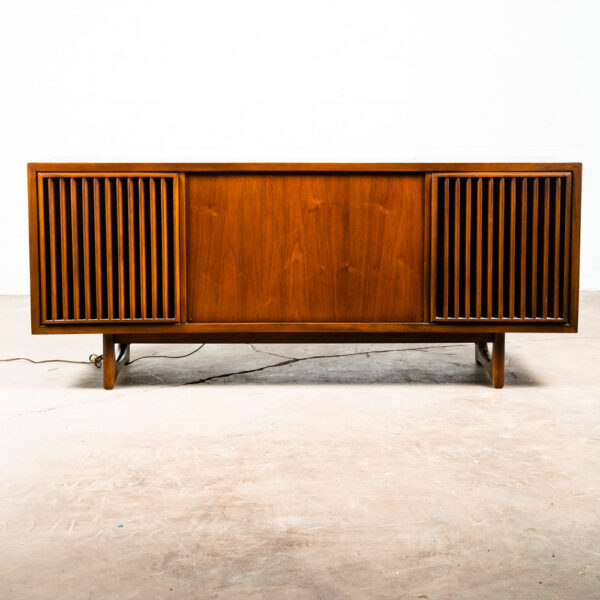 Mid Century Modern Stereo Console Record Player RCA Victor Radio Credenza Hifi M - Image 3