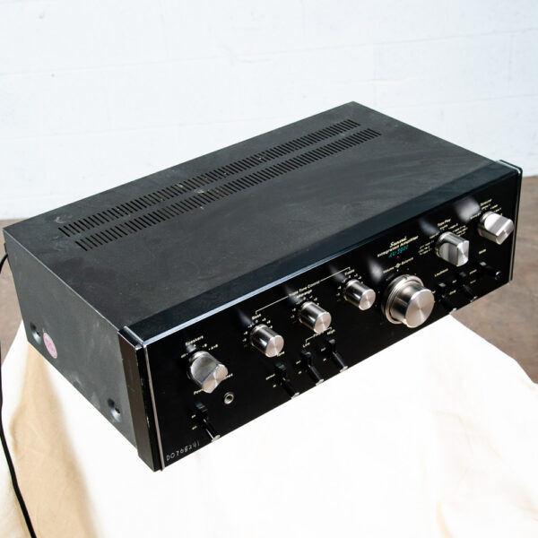 Vintage Sansui AU-5900 Integrated Amplifier Amp Working Black Silver 1976 - Image 2
