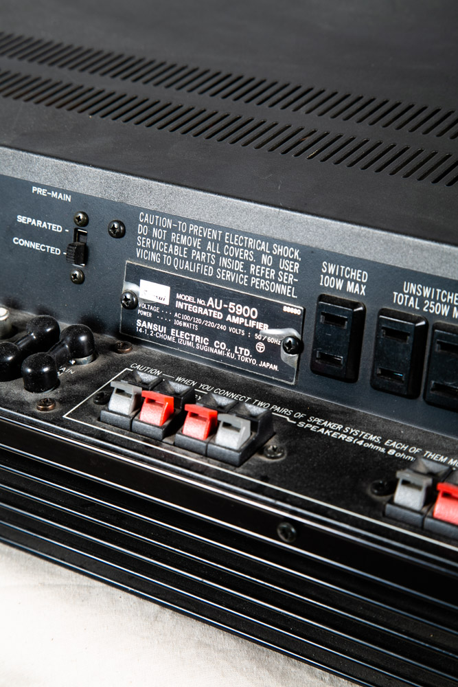 Sansui AU-5900 インテグレーテッドアンプジャック品 AU-5900 SANSUI - 中古オーディオ 高価買取・販売 ハイファイ堂