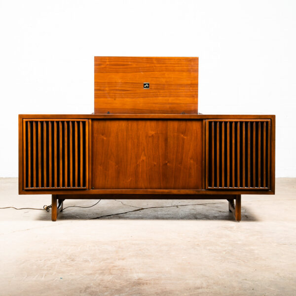 Mid Century Modern Stereo Console Record Player RCA Victor Radio Credenza Hifi M - Image 2