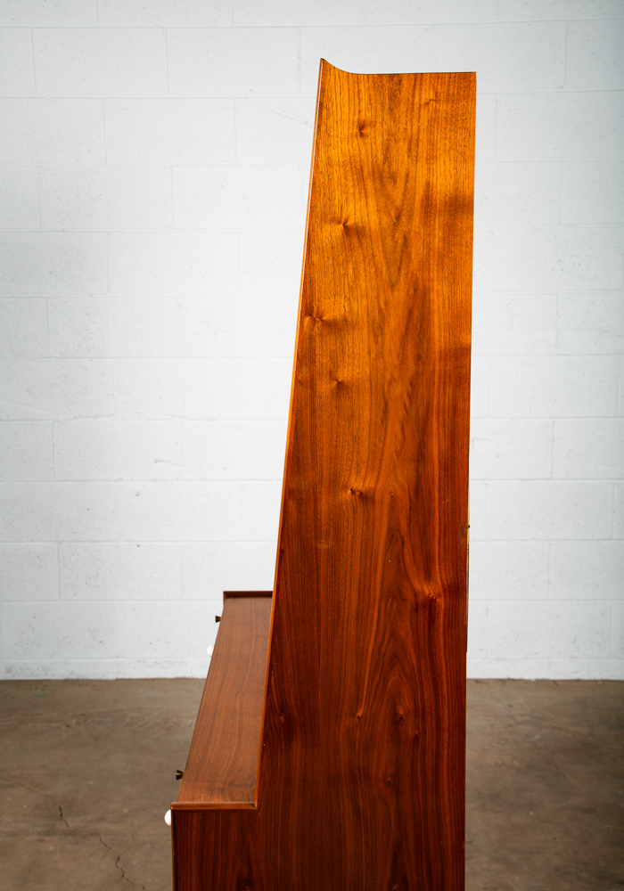 Mid Century Modern Secretary Desk Drexel Declaration Kipp Stewart Bookshelf Mcm - Image 12