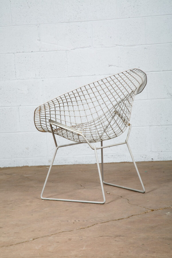 Mid Century Modern Lounge Chair Harry Bertoia Set Pair Knoll Diamond Grey - Image 6