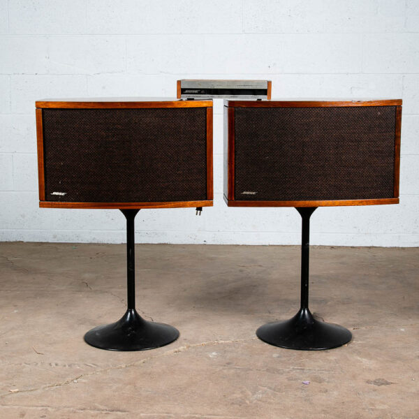 Mid Century Modern Speakers Bose Series 901 IV Tested Tulip Speaker Stand Hifi - Image 7