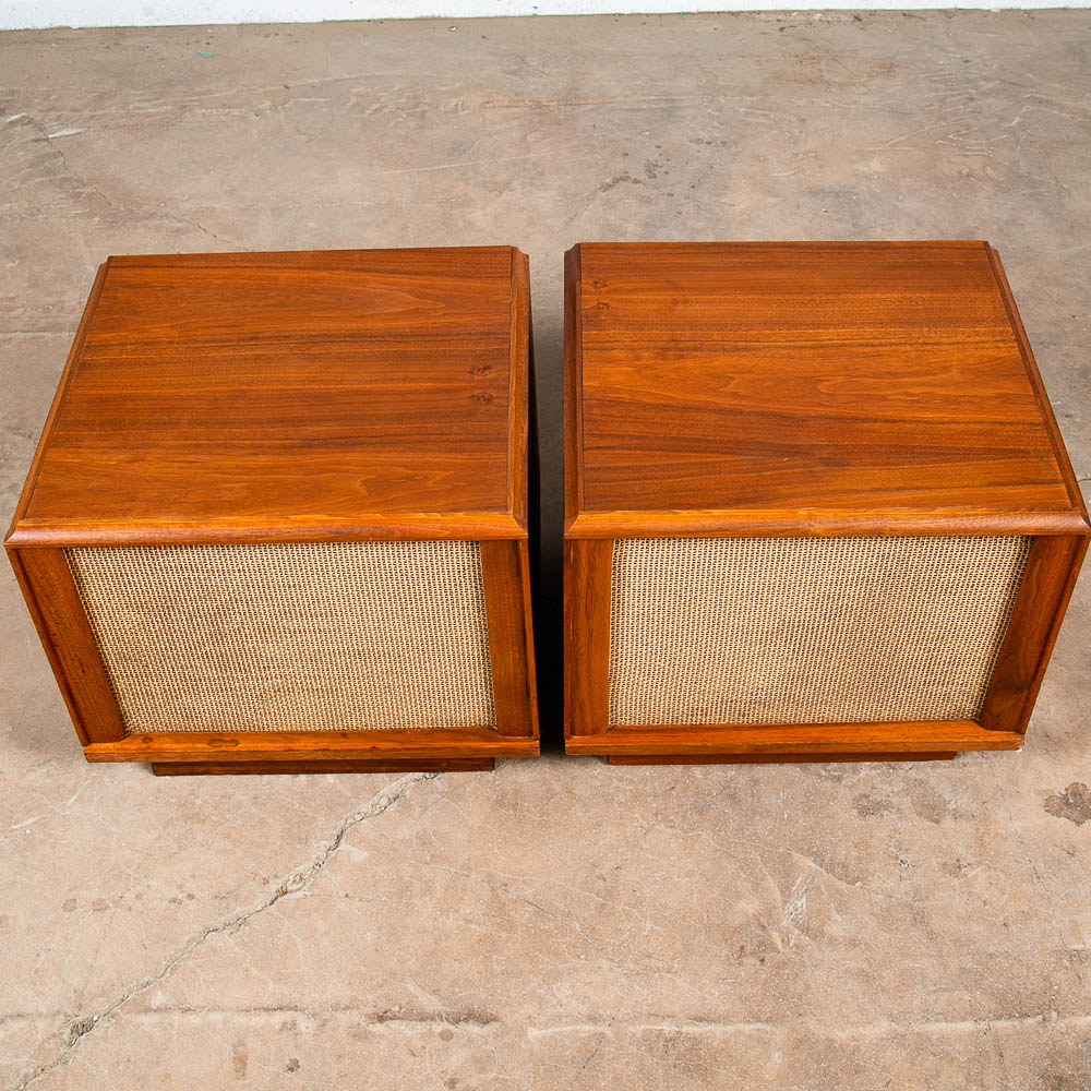 Mid Century Modern Vintage Speakers Electro Voice 12trxb Pair Walnut Barzilay NM - Image 2