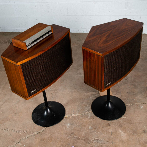 Mid Century Modern Speakers Bose Series 901 IV Tested Tulip Speaker Stand Hifi - Image 6