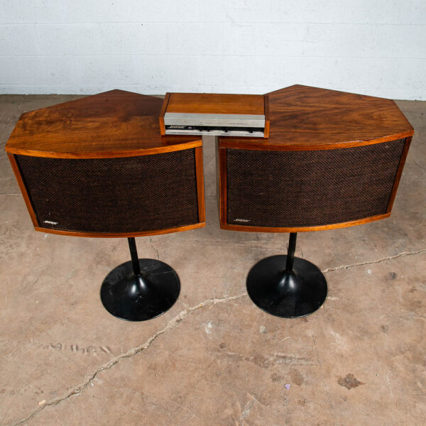 Mid Century Modern Speakers Bose Series 901 IV Tested Tulip Speaker Stand Hifi - Image 3