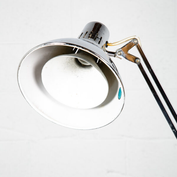 Mid Century Modern Table Lamp Set Luxo Pair Light Lighting Chrome Jac Jacobsen - Image 8