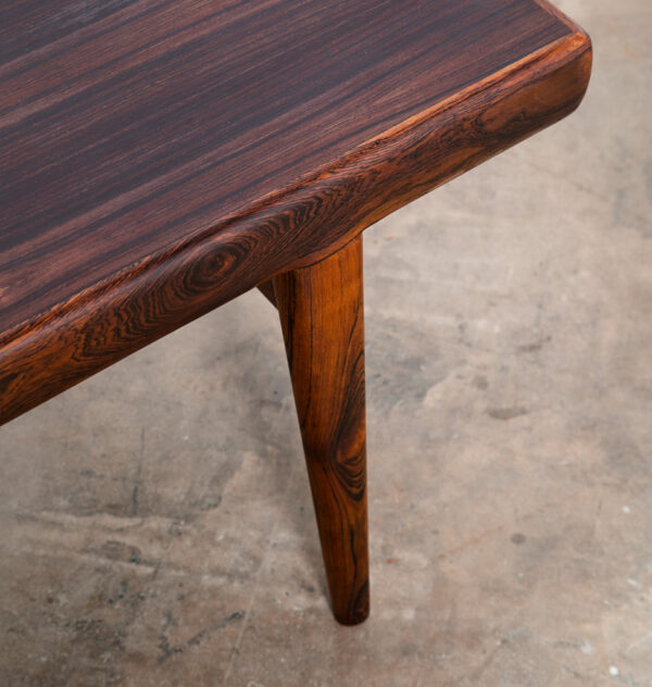 Mid Century Danish Modern Coffee Table Brazilian Rosewood Drawer Johannes Andersen Mcm CFC - Image 9