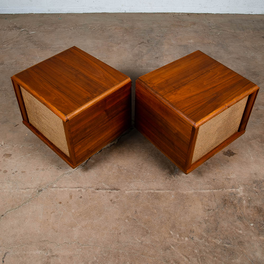 Mid Century Modern Vintage Speakers Electro Voice 12trxb Pair Walnut Barzilay NM - Image 4