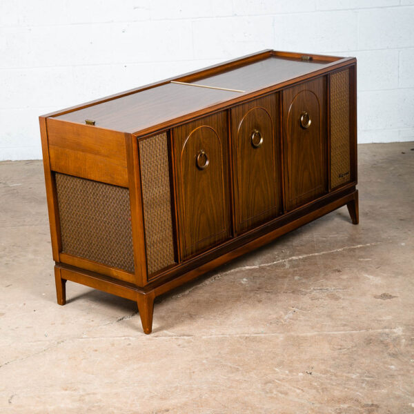 Mid Century Modern Stereo Console Record Player Magnavox Radio Serviced Vintage - Image 3