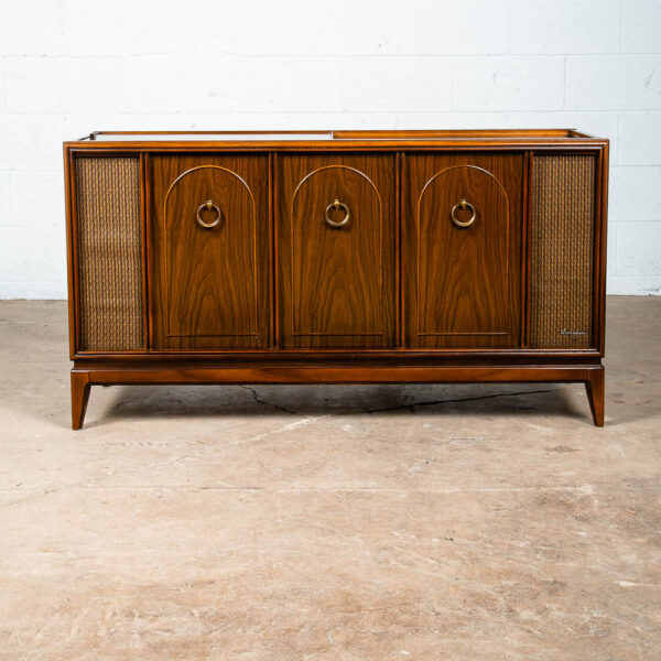 Mid Century Modern Stereo Console Record Player Magnavox Radio Serviced Vintage - Image 2