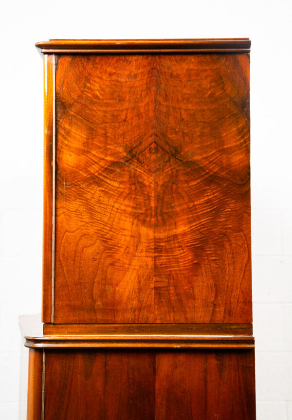Mid Century Danish Modern Credenza Teak Sideboard Locking Drawers Cabinet - Image 6
