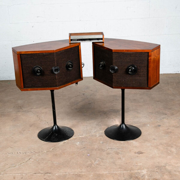 Mid Century Modern Speakers Bose Series 901 IV Tested Tulip Speaker Stand Hifi - Image 9