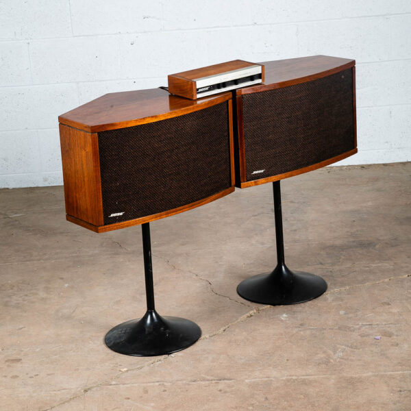 Mid Century Modern Speakers Bose Series 901 IV Tested Tulip Speaker Stand Hifi