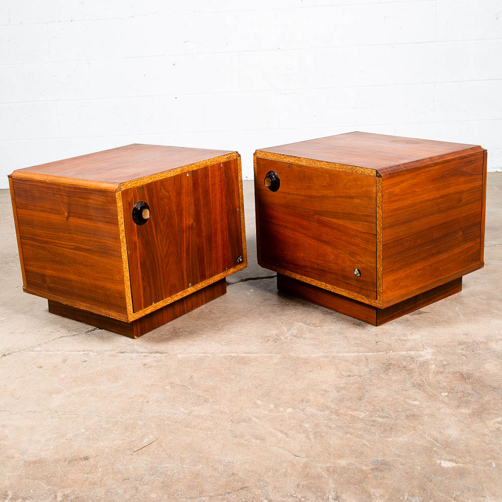 Mid Century Modern Vintage Speakers Electro Voice 12trxb Pair Walnut Barzilay NM - Image 3