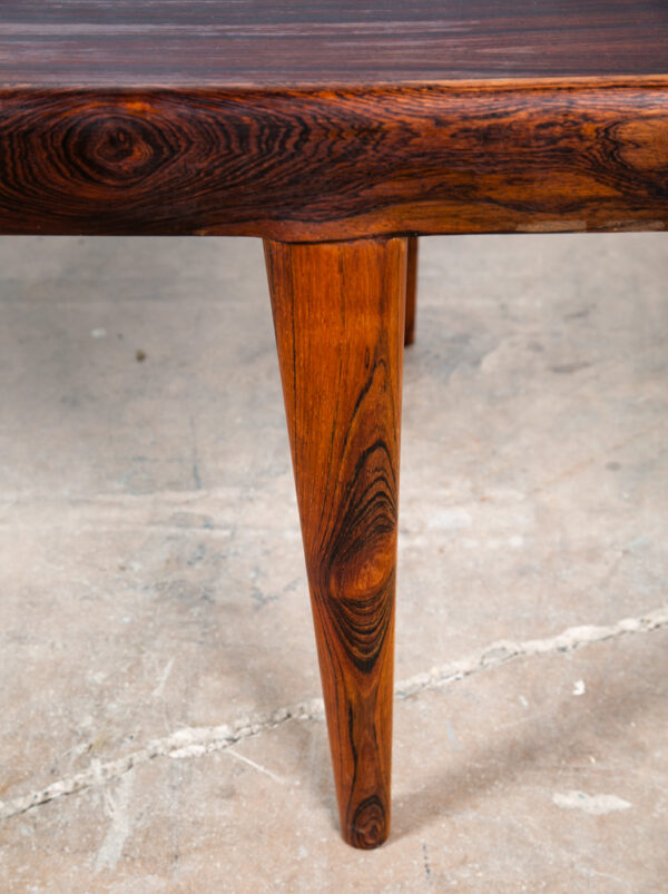 Mid Century Danish Modern Coffee Table Brazilian Rosewood Drawer Johannes Andersen Mcm CFC - Image 11