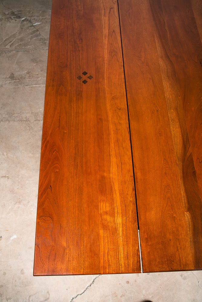 Mid Century Modern Dining Table Kipp Stewart Winchendon Solid Cherry Drop Leaf - Image 11