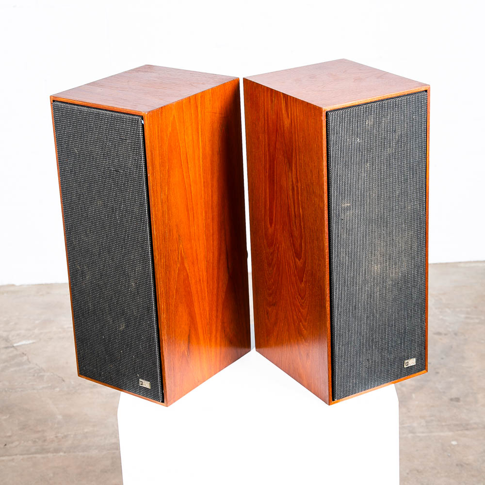 Mid Century Modern Speakers Set B&O Bang Olufsen Beovox 1200