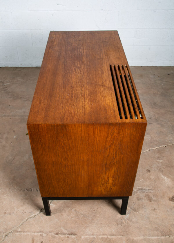 Mid Century Modern Compact Credenza Cabinet Refrigerator Storage Silkeborg Lock - Image 4