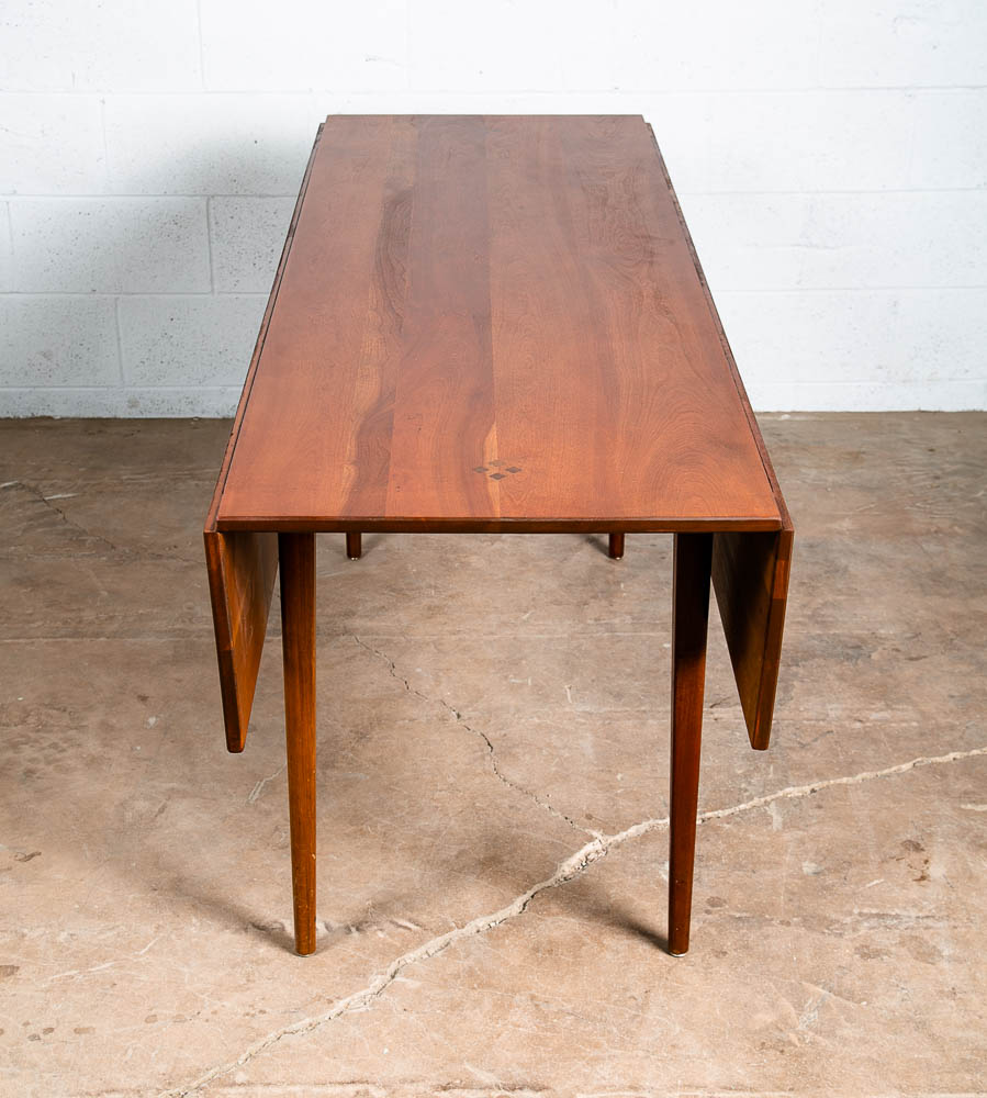 Mid Century Modern Dining Table Kipp Stewart Winchendon Solid Cherry Drop Leaf - Image 6