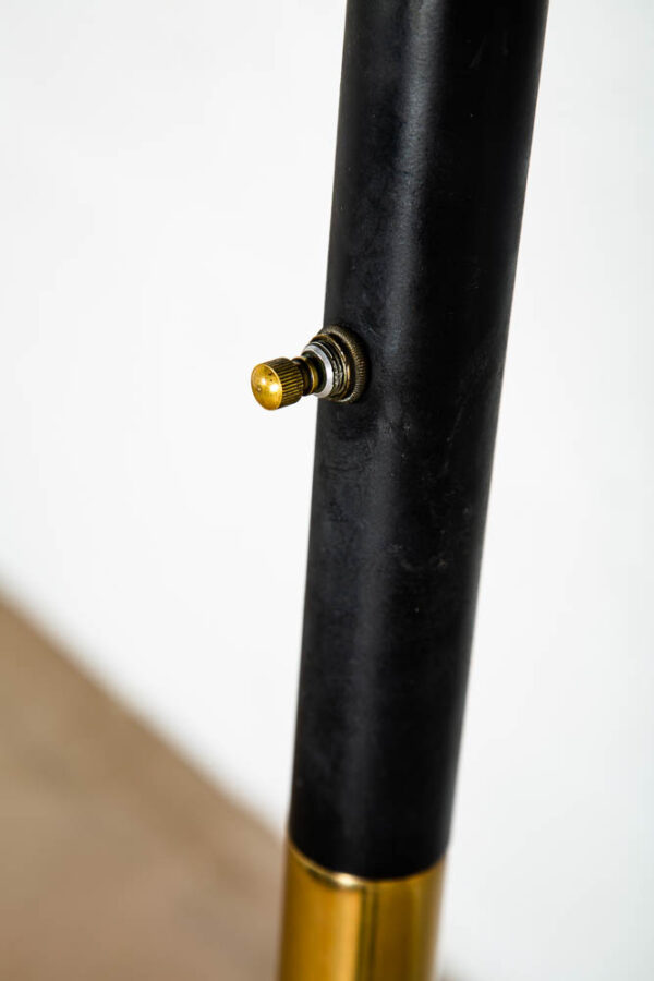 Mid Century Modern Floor Lamp Tempestini  Tension Pole 2 Light Brass Lightolier Thurston Mcm - Image 6