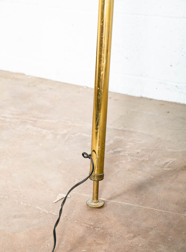 Mid Century Modern Floor Lamp Tempestini  Tension Pole 2 Light Brass Lightolier Thurston Mcm - Image 7