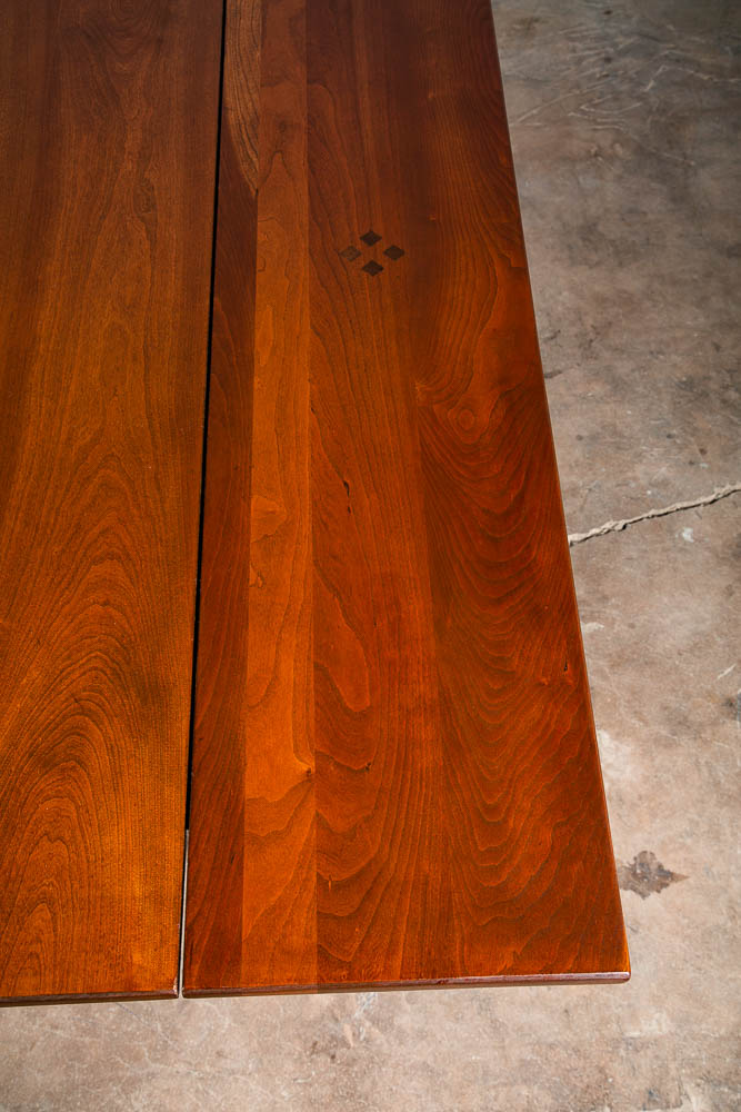 Mid Century Modern Dining Table Kipp Stewart Winchendon Solid Cherry Drop Leaf - Image 12